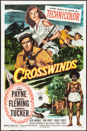 Crosswinds movie poster (1951) tote bag
