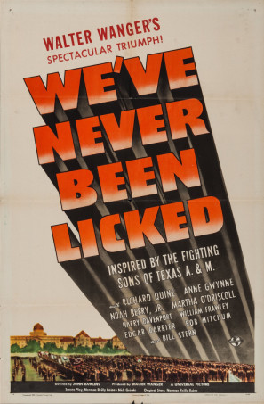 Weve Never Been Licked movie poster (1943) poster