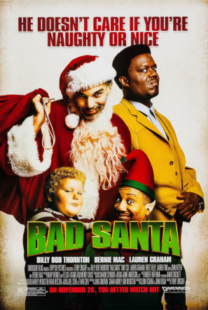 Bad Santa movie poster (2003) mouse pad