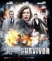 Survivor movie poster (2015) Mouse Pad MOV_dvkiijqr