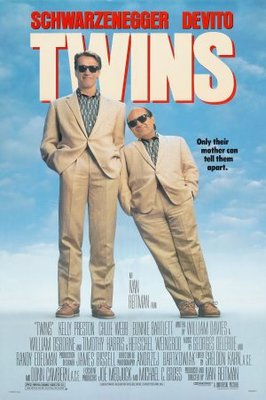 Twins movie poster (1988) mouse pad