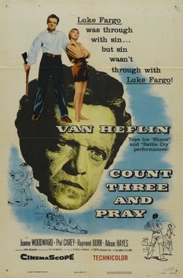 Count Three and Pray movie poster (1955) mouse pad