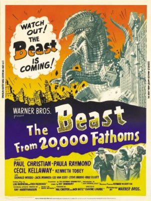 The Beast from 20,000 Fathoms movie poster (1953) poster