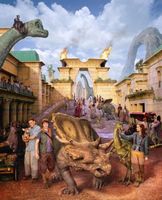 Dinotopia movie poster (2002) Longsleeve T-shirt #649135