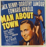 Man About Town movie poster (1939) Sweatshirt #667764