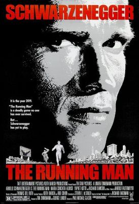 The Running Man movie poster (1987) mug