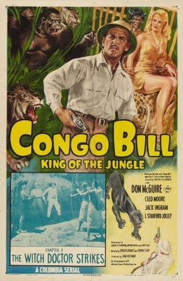 Congo Bill movie poster (1948) mouse pad