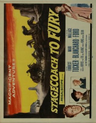 Stagecoach to Fury movie poster (1956) mug
