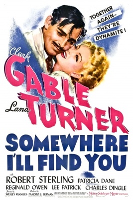 Somewhere I'll Find You movie poster (1942) hoodie