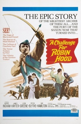 A Challenge for Robin Hood movie poster (1967) tote bag