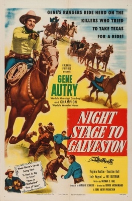 Night Stage to Galveston movie poster (1952) Mouse Pad MOV_e39590a9