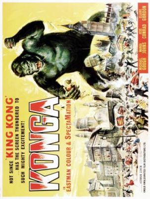 Konga movie poster (1961) poster