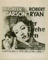 Her Twelve Men movie poster (1954) Sweatshirt #694571