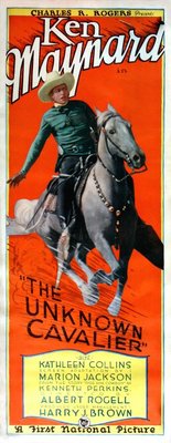 The Unknown Cavalier movie poster (1926) poster