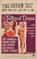 The Tattered Dress movie poster (1957) t-shirt #MOV_e4b90d60