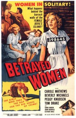 Betrayed Women movie poster (1955) calendar