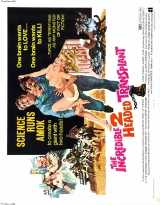 The Incredible 2-Headed Transplant movie poster (1971) poster