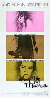 The Girl on a Motocycle movie poster (1968) poster
