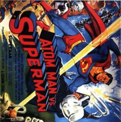 Atom Man Vs. Superman movie poster (1950) tote bag