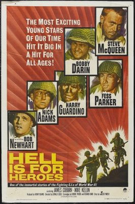 Hell Is for Heroes movie poster (1962) calendar