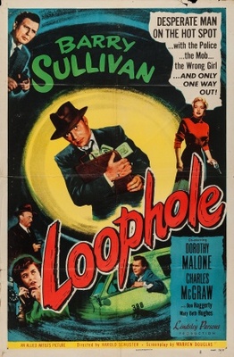 Loophole movie poster (1954) Sweatshirt
