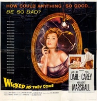 Wicked as They Come movie poster (1956) t-shirt #MOV_e65ef8f1