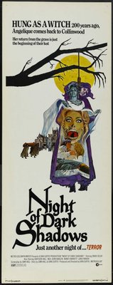 Night of Dark Shadows movie poster (1971) mouse pad