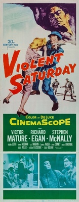 Violent Saturday movie poster (1955) poster
