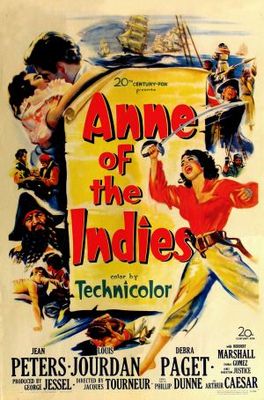 Anne of the Indies movie poster (1951) poster