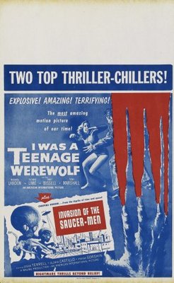 I Was a Teenage Werewolf movie poster (1957) mouse pad