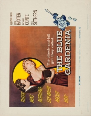 The Blue Gardenia movie poster (1953) calendar