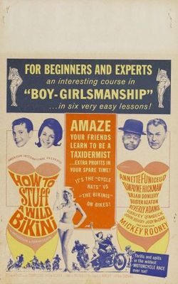 How to Stuff a Wild Bikini movie poster (1965) mouse pad