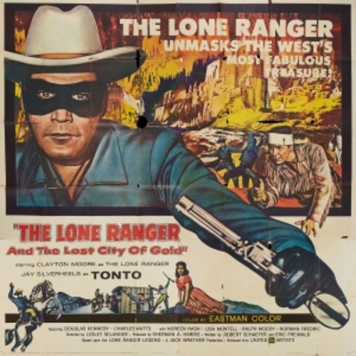 The Lone Ranger and the Lost City of Gold movie poster (1958) Longsleeve T-shirt
