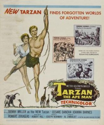 Tarzan, the Ape Man movie poster (1959) Longsleeve T-shirt
