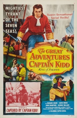 The Great Adventures of Captain Kidd movie poster (1953) mouse pad