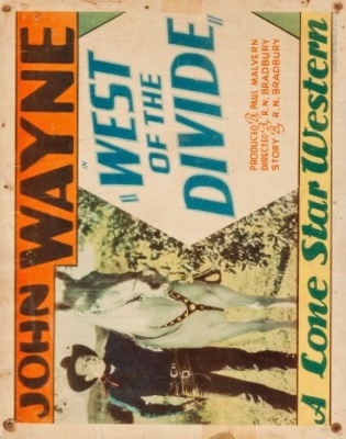 West of the Divide movie poster (1934) calendar