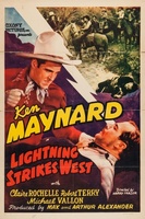Lightning Strikes West movie poster (1940) Mouse Pad MOV_e93005ad