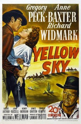 Yellow Sky movie poster (1949) tote bag