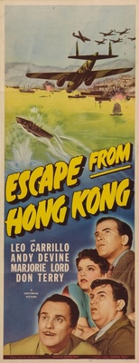 Escape from Hong Kong movie poster (1942) poster