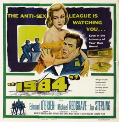 1984 movie poster (1956) tote bag