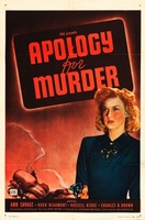 Apology for Murder movie poster (1945) Poster MOV_e9fc8139