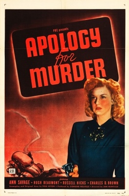 Apology for Murder movie poster (1945) mug