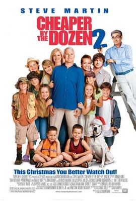 Cheaper by the Dozen 2 movie poster (2005) calendar