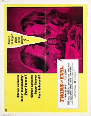 Twins of Evil movie poster (1971) tote bag