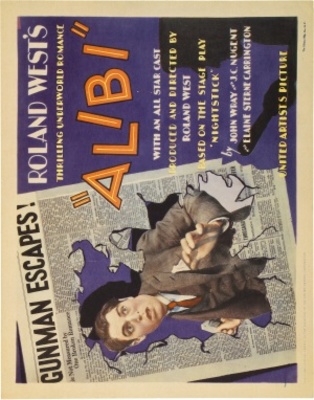 Alibi movie poster (1929) tote bag