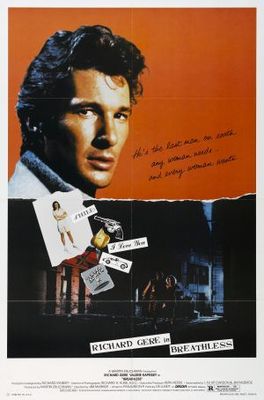 Breathless movie poster (1983) Longsleeve T-shirt