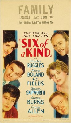 Six of a Kind movie poster (1934) poster