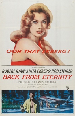 Back from Eternity movie poster (1956) Sweatshirt