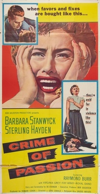 Crime of Passion movie poster (1957) Sweatshirt