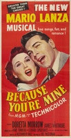 Because You're Mine movie poster (1952) Poster MOV_eba0a5d7